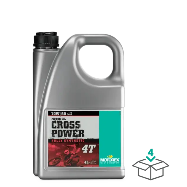 MOTOREX 4T CROSS POWER 10W/60 4L - Bezpečný nákup