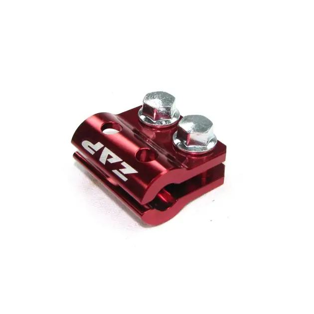 Brake hose clamp fits on KX(F), RM(Z) 05- red | Nově v sortimentu