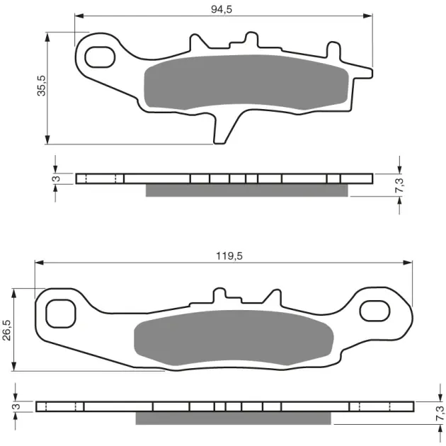 Brake pads Goldfren 108 AD | Špičkový produkt