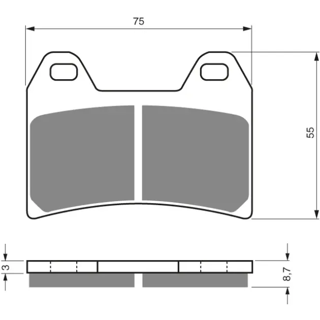 Brake plates Goldfren 141 AD - Přidat do košíku