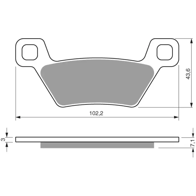 Nově přidáno - Goldfren brake plates 314 K5