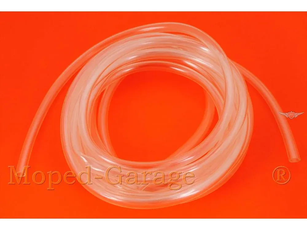 Akce | Průhledná palivová hadička 5 metrů 6 x 8 mm pro Zündapp, Kreidler Florett RS, RMC, LF, LH, TM, Flory MF, MP, Hercules Prima