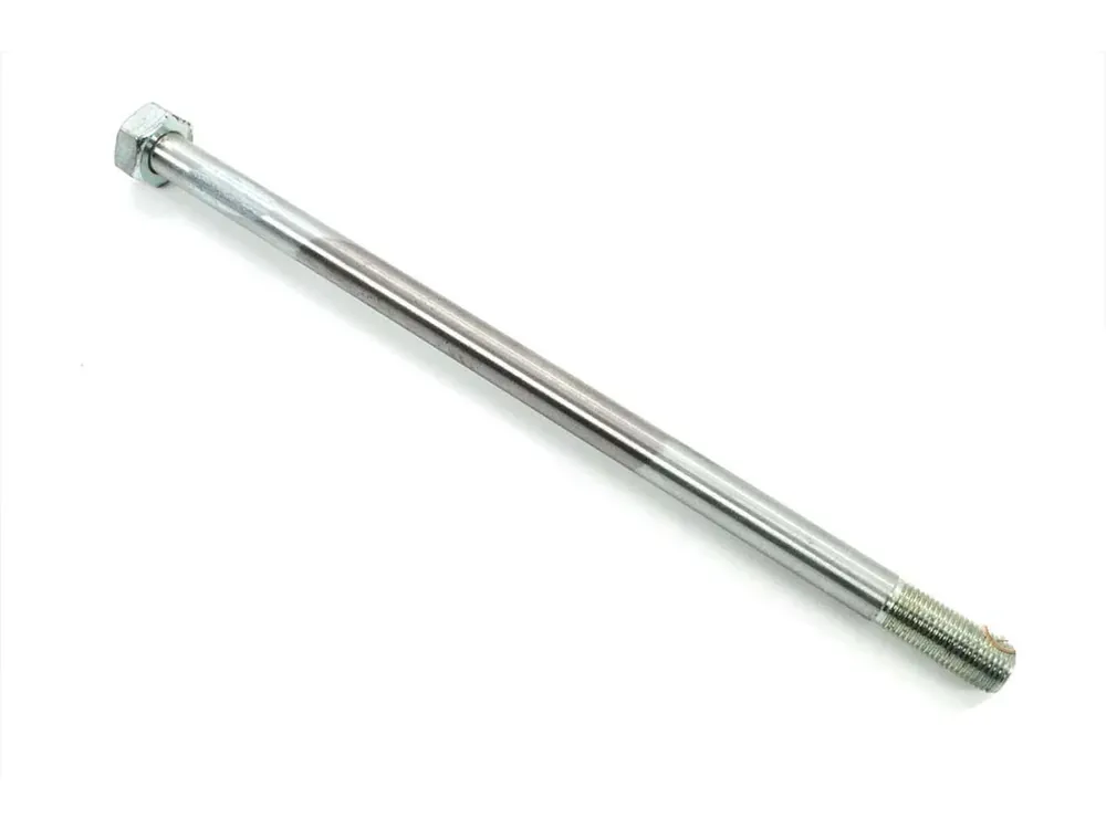 Speciální nabídka - Osa kyvné vidlice ocelová M10 x 204 mm pro Zündapp, GTS 50, KS CS, C 50 Sport, Super, Super Combinette, Sport Combinette