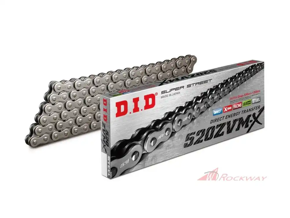 Ihned k dispozici - ZVM-X série X-Kroužkový řetěz D.I.D Chain 520ZVM-X 120 článků