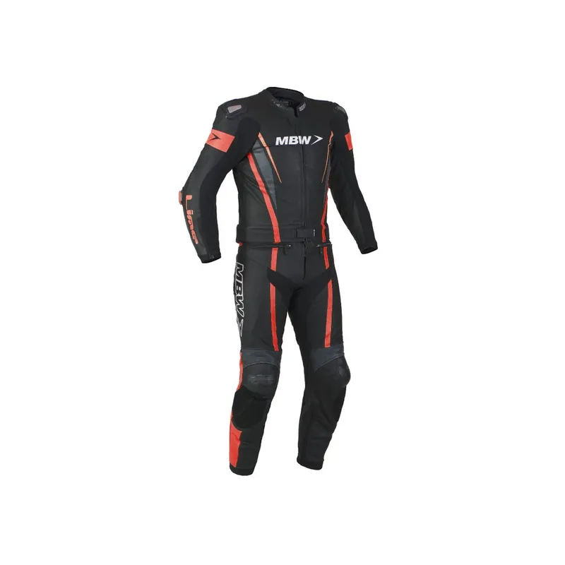 Dvoudílná moto kombinéza MBW FLASH RED | Končí brzy