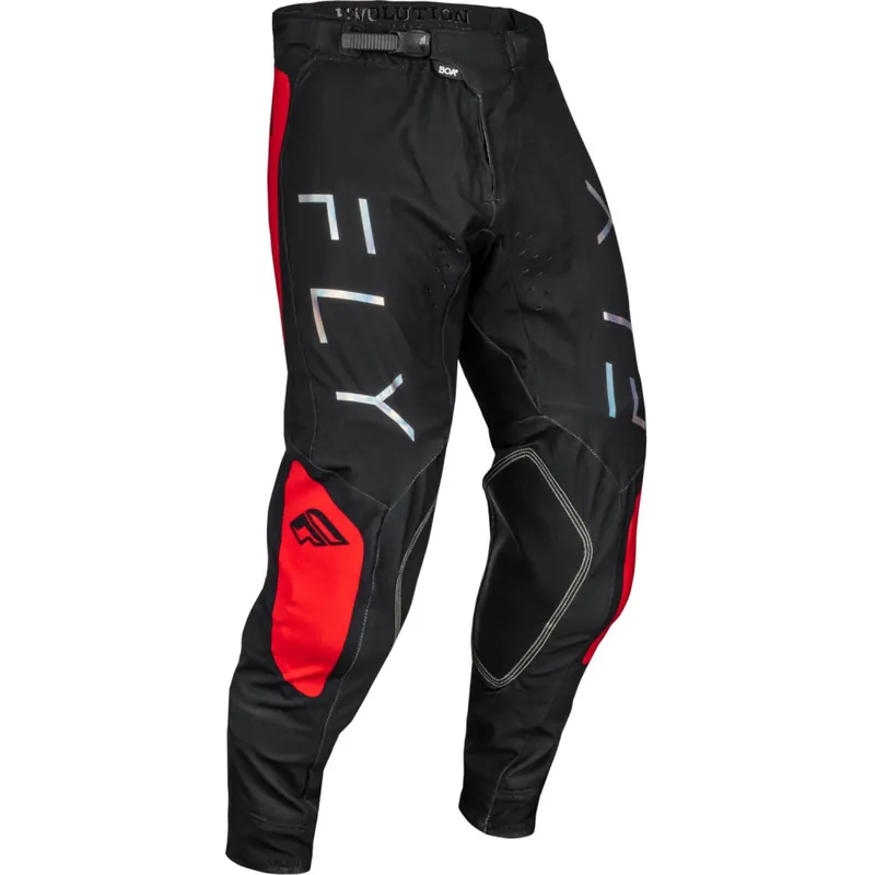 Motokrosové kalhoty EVOLUTION DST. FLY RACING - USA 2024 (černá/červená) | Do vyprodání zásob