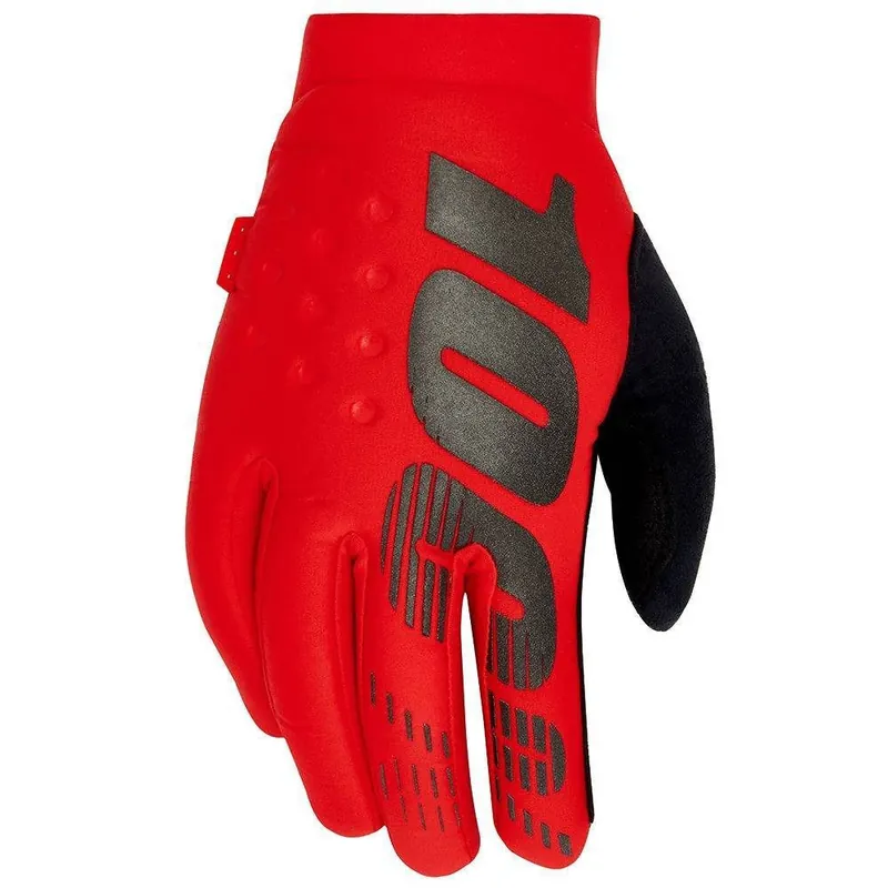 K dispozici | Motokrosové rukavice BRISKER, 100% - USA (červená)