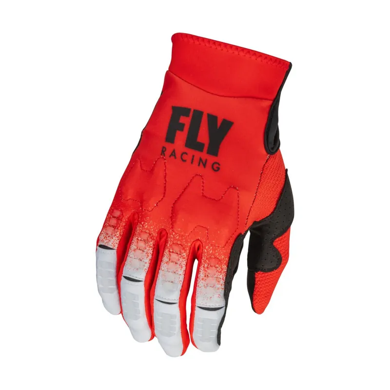 Špičková kvalita | Motokrosové rukavice EVOLUTION DST, FLY RACING - USA 2023 (červená/šedá)