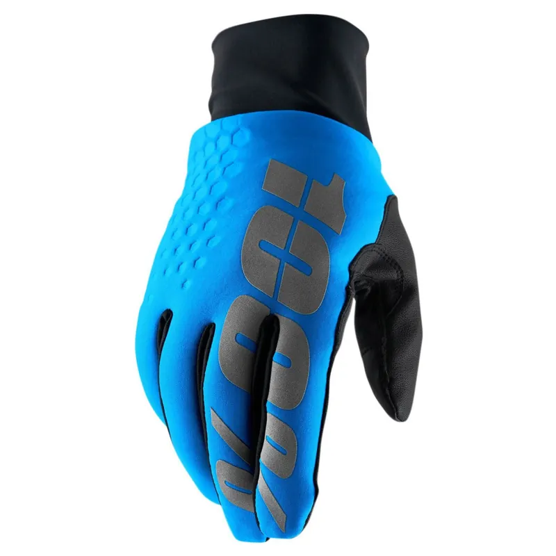 Motokrosové rukavice Hydromatic Brisker, 100% (modrá) | Poslední příležitost