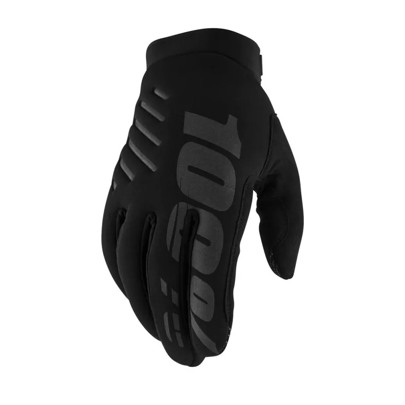 Motokrosové rukavice BRISKER, 100% - USA (černá) - Špičková kvalita