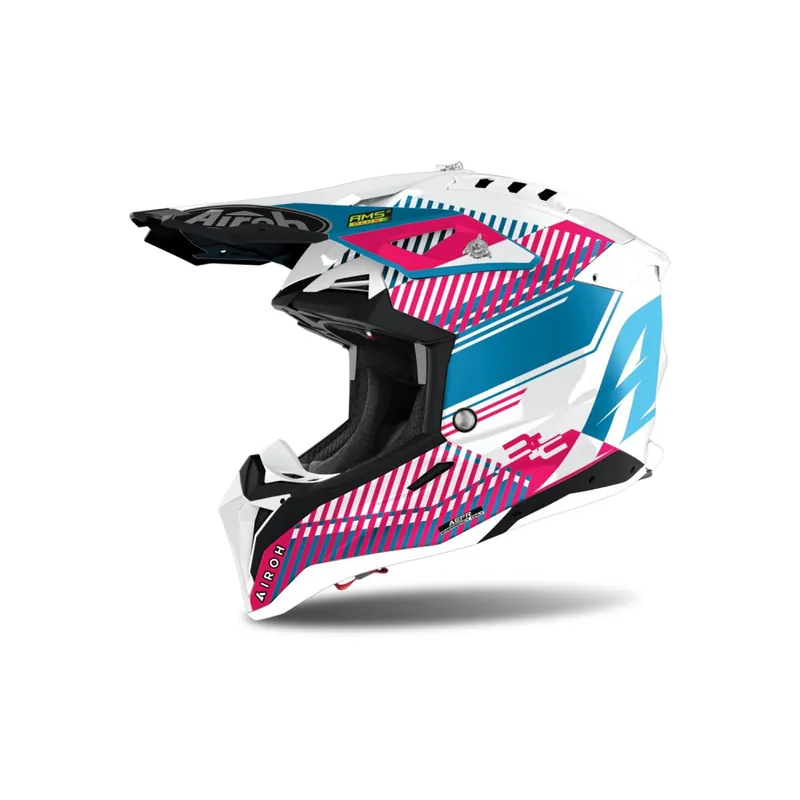 Do košíku | Motokrosová přilba AVIATOR 3.0 Wave, AIROH (růžová/chrom) 2022