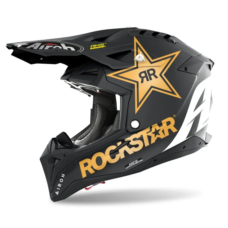 Výhodná nabídka - Motokrosová přilba AVIATOR 3.0 Rockstar 22, AIROH (matná) 2022