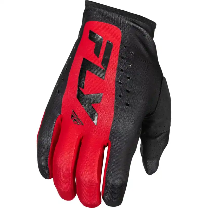 Akce - Motokrosové rukavice LITE, FLY RACING - USA 2025 (černá/červená)