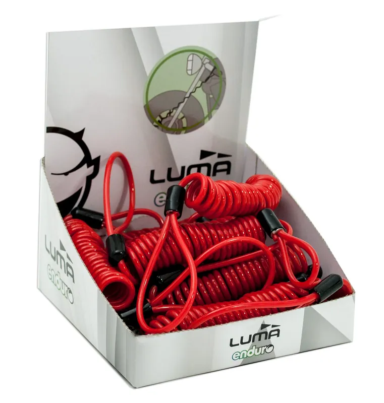 Extra sleva - Zámek LUMA REMINDER SPIRAL CABLE KJEXPVAE415 150 20ks
