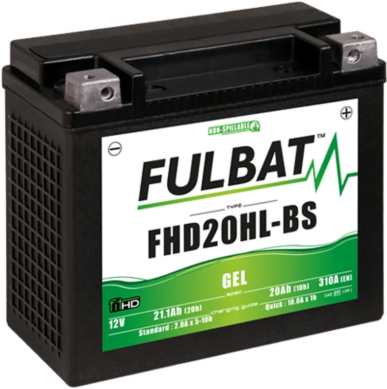 Gelová baterie FULBAT FHD20HL-BS GEL (Harley.D) (YHD20HL-BS GEL) - Akční cena