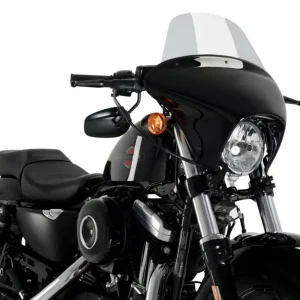 Extra sleva - Plexi štít PUIG BATWING SML 21056H kouřová dlouhé pro HARLEY DAVIDSON XL 1200 XS Sportster Forty-Eight Special 2018-2020