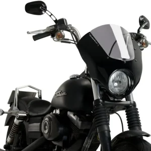 Plexi štít PUIG DARK NIGHT 21095H kouřová pro HARLEY DAVIDSON FXDBI 1450 Dyna Street Bob 2006-2007, HARLEY DAVIDSON FXDB 1584 Dyna Street Bob 2007-2017 | Žádaný produkt