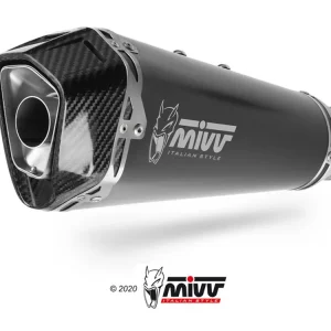 Koncovka výfuku MIVV DELTA RACE T.019.LDRB Černá nerezová ocel pro TRIUMPH Street Triple 765 / R / RS 2017-2022 | Velmi oblíbený produkt