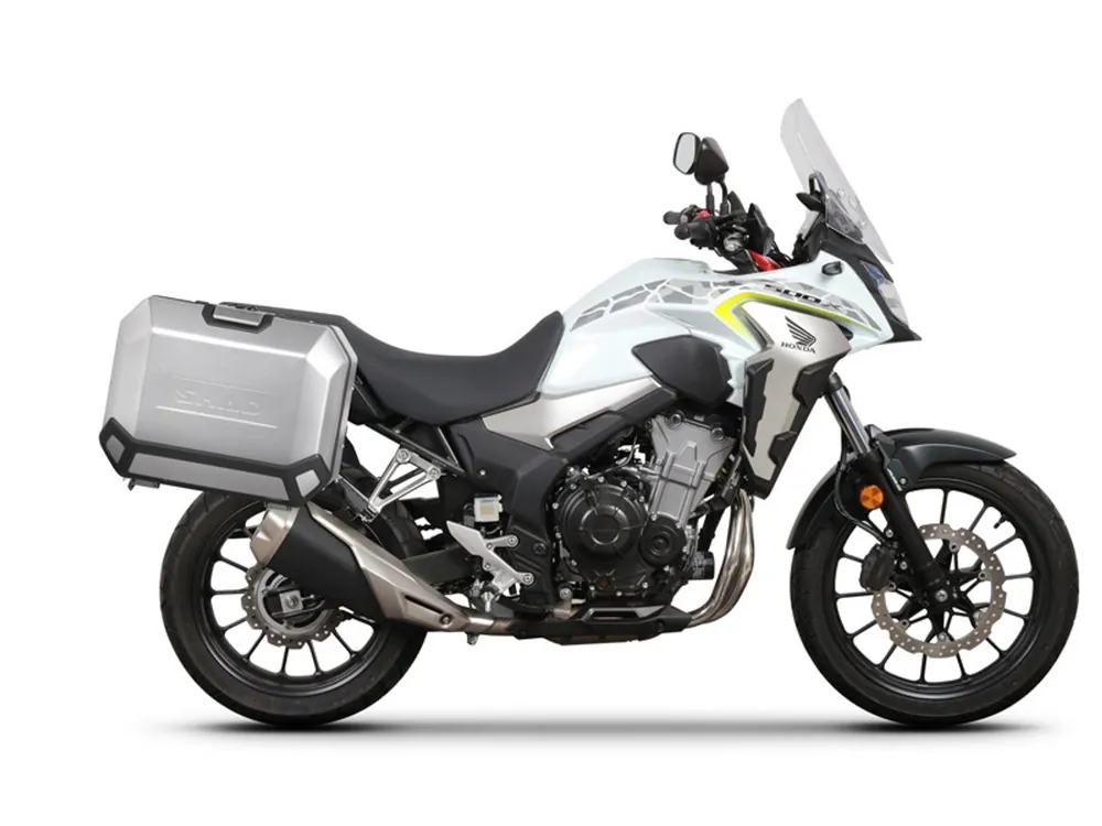 Kompletní sada bočních hliníkových kufrů SHAD TERRA 36L/36L, včetně montážní sady SHAD HONDA CB 500 X | Žádaný produkt