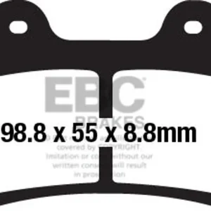 Brzdové destičky EBC FA649HH - Premium