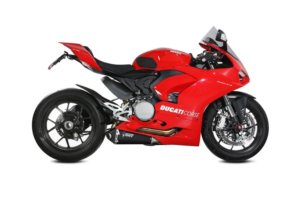 Výhodná koupě | Koncovka výfuku MIVV DELTA RACE D.046.LDRB černá pro DUCATI Panigale V2 950 2020-2024, DUCATI Streetfighter V2 955 2022-2024