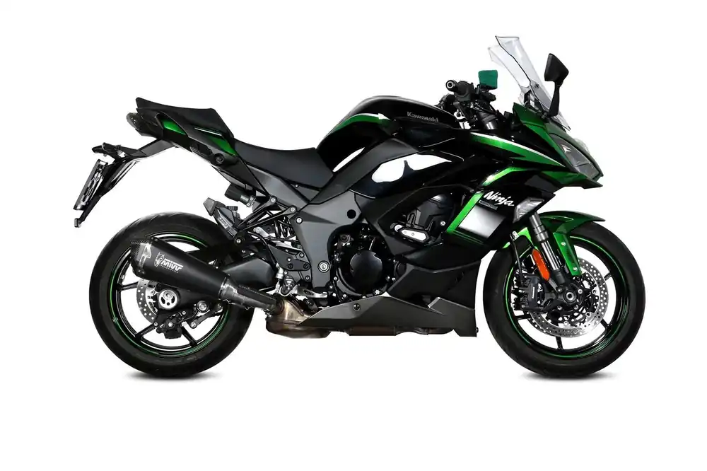 Koncovka výfuku MIVV DELTA RACE K.054.LDRB černá pro KAWASAKI Ninja 1000 SX 2020-2024 | Slevy
