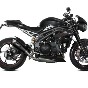 Sleva - Koncovka výfuku MIVV DELTA RACE T.021.LDRC černá pro TRIUMPH Speed Triple 1050 2018-2020