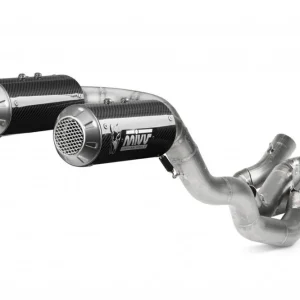 Rychlé doručení - Výfuk kompletní 2x2 MIVV MK3 R.DU.0005.SM3C Karbon pro DUCATI Panigale V4 / V4S 1100 2018-2022