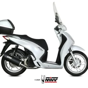 Výfuk kompletní 1x1 MIVV MOVER MV.HO.0003.LV černá pro HONDA SH 125 2013-2016, HONDA SH 150 2013-2016 | Nově v sortimentu