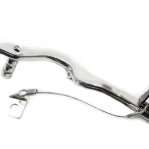 Brzdový pedál MOTION STUFF 83P-0601002 silver body, black steel fixed tip Pevný hrot z oceli | Nově v e-shopu