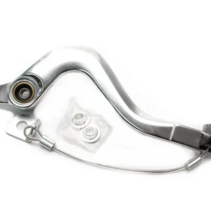 Brzdový pedál MOTION STUFF 83P-0711002 silver body, black steel fixed tip Pevný hrot z oceli | Poslední kusy
