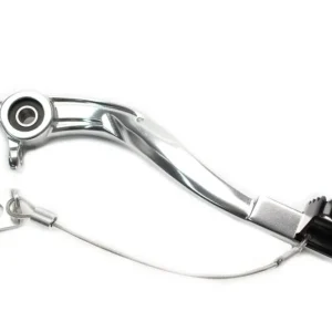 Výhodná cena - Brzdový pedál MOTION STUFF 83P-0921002 silver body, black steel fixed tip Pevný hrot z oceli