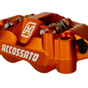 Radiální brzdové třmeny ACCOSSATO PZ004 kovaný monoblok s roztečí 108 mm s hliníkovými pístky | Ušetřete více