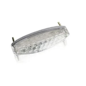 Zadní brzdové světlo PUIG SMILE (110 x 25 mm) 1359W čiré sklíčko s osvětlením SPZ pro KAWASAKI Z 650 2017-2025, BMW F 800 GT 2013-2018 - Rychlé odeslání