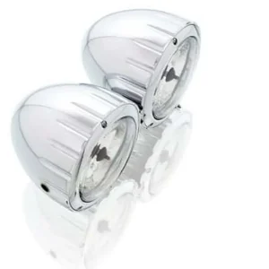 Světlo CUSTOMACCES TWIN FD0002J nerez 90MM DE DIAM.3 1/2" - Nabídka končí brzy