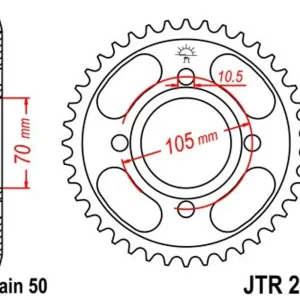 Cena od výrobce | Řetězová rozeta JT JTR 278-37 38 zubů, 530