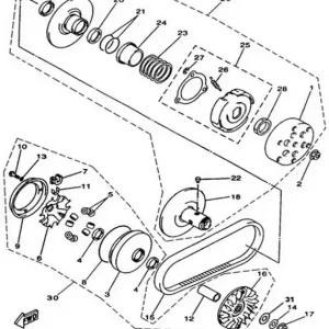 Připraveno k expedici - 1.CLUTCH HOUSING COMP. Linhai 260, 300