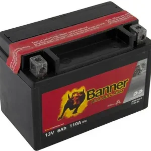 Jen po omezenou dobu | MOTOBATERIE 12V, YTX9-BS, 8AH, 110A, BANNER BIKE BULL AGM 150X87X105