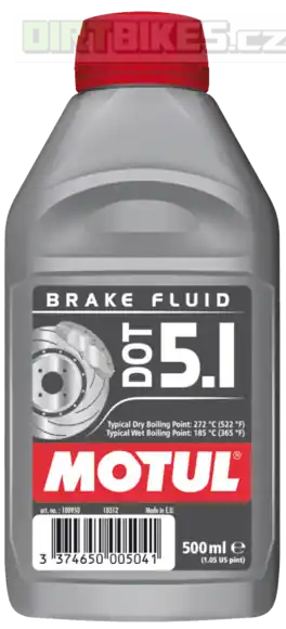 Akce - Motul DOT 5.1 Brake fluid 500ml brzdová kapalina