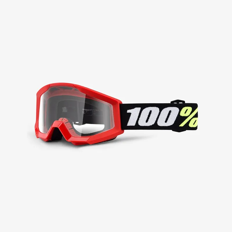 dětské motokrosové brýle 100% STRATA mini Gron red | Sleva