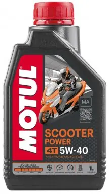 Nyní k dispozici - Motul Scooter Power 4T 5W40 1l