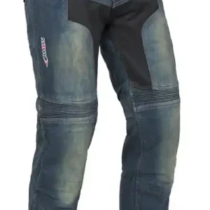 Nový produkt - MBW Pánské kevlarové moto jeansy Mark zkrácené modré