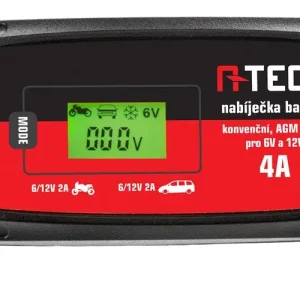 Velká sleva - Nabíječka A-Tech 6/12 V, 120 AH, 4 A