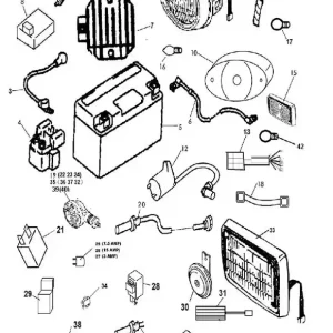 Linhai přerušuvač blinkrů FLASHER RELAY ASSY 32028 | Do vyčerpání zásob
