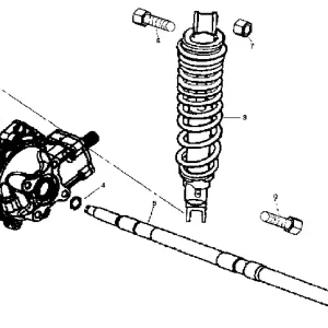 Linhai zadní tlumič SHOCK ABSORBER REAR 20908 - Vysoká kvalita