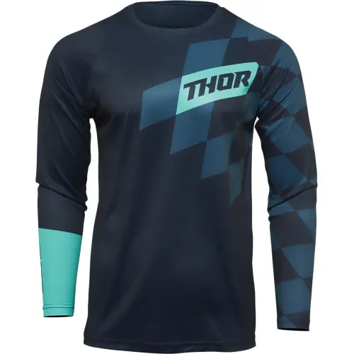 THOR dětský dres SECTOR BIRDROCK tm.modrá/mátová - Populární