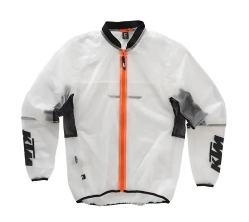 Top produkt | KTM moto pláštěnka RAIN JACKET TRANSPARENT