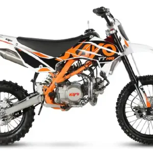 Super cena - KAYO pitbike TT 140 17"/14" černo-oranžovo-bílá