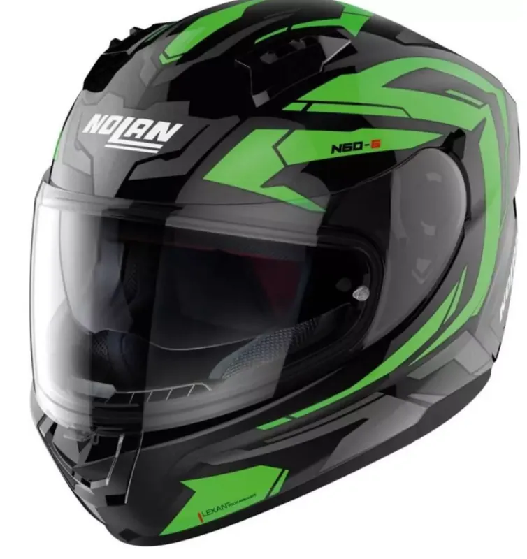 NOLAN Integrální moto přilba N60-6 Anchor 24 černá zelená | Akce