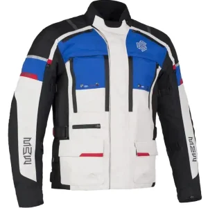 MBW Pánská textilní moto bunda MEMPHIS TRICOLOR - Poslední šance